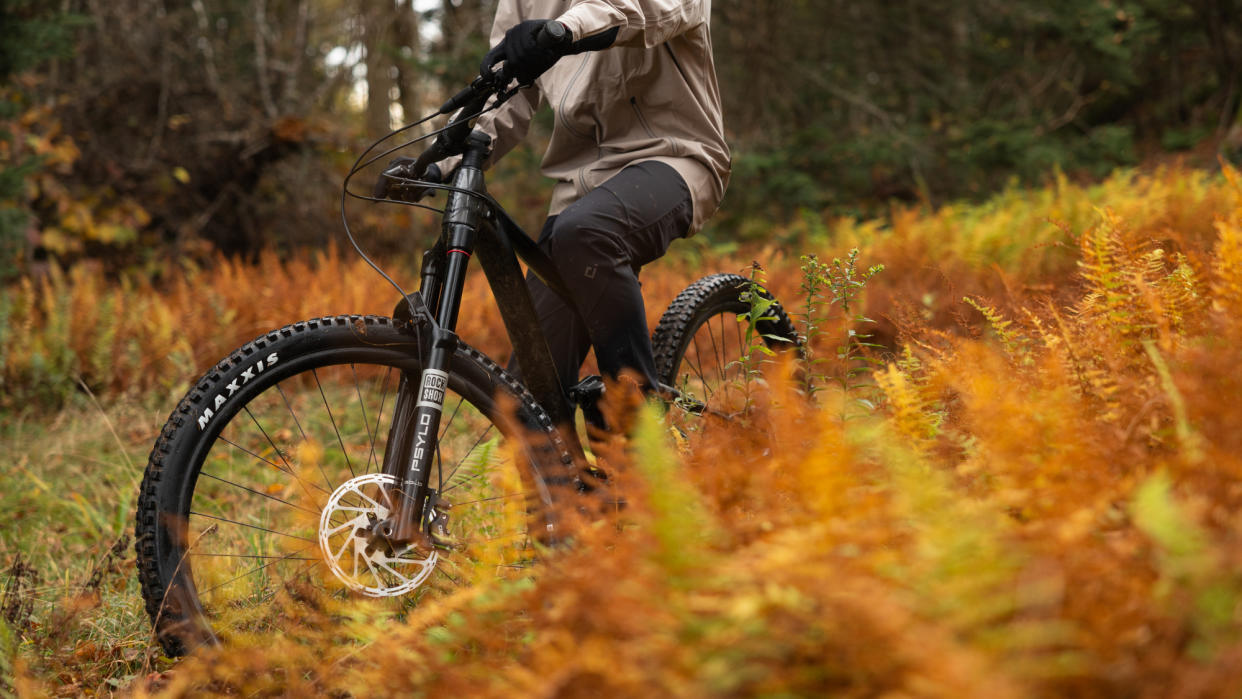  The new RockShox Psylo fork on a bike. 