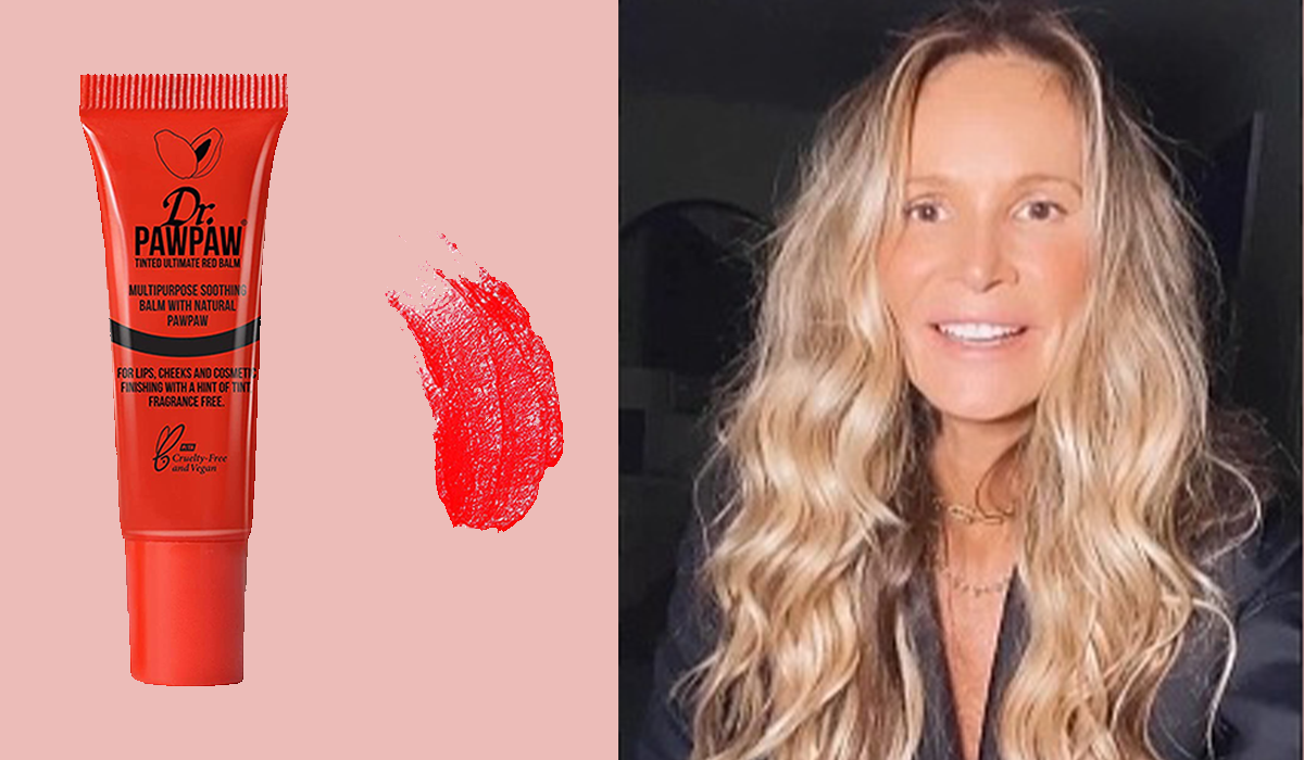 Bombshell balm! Elle Macpherson relies on Dr. Pawpaw — just $8 on Amazon. (Photos: Amazon; Getty)