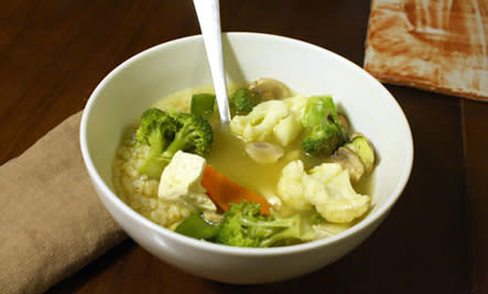 veggie and tofu soup