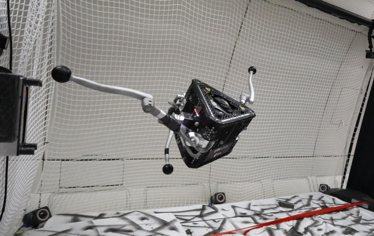 photo of This hopping robot with flailing legs could explore asteroids in the future image