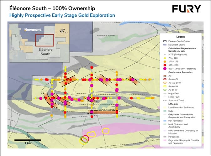 Figure 1: Éléonore South Project Location.