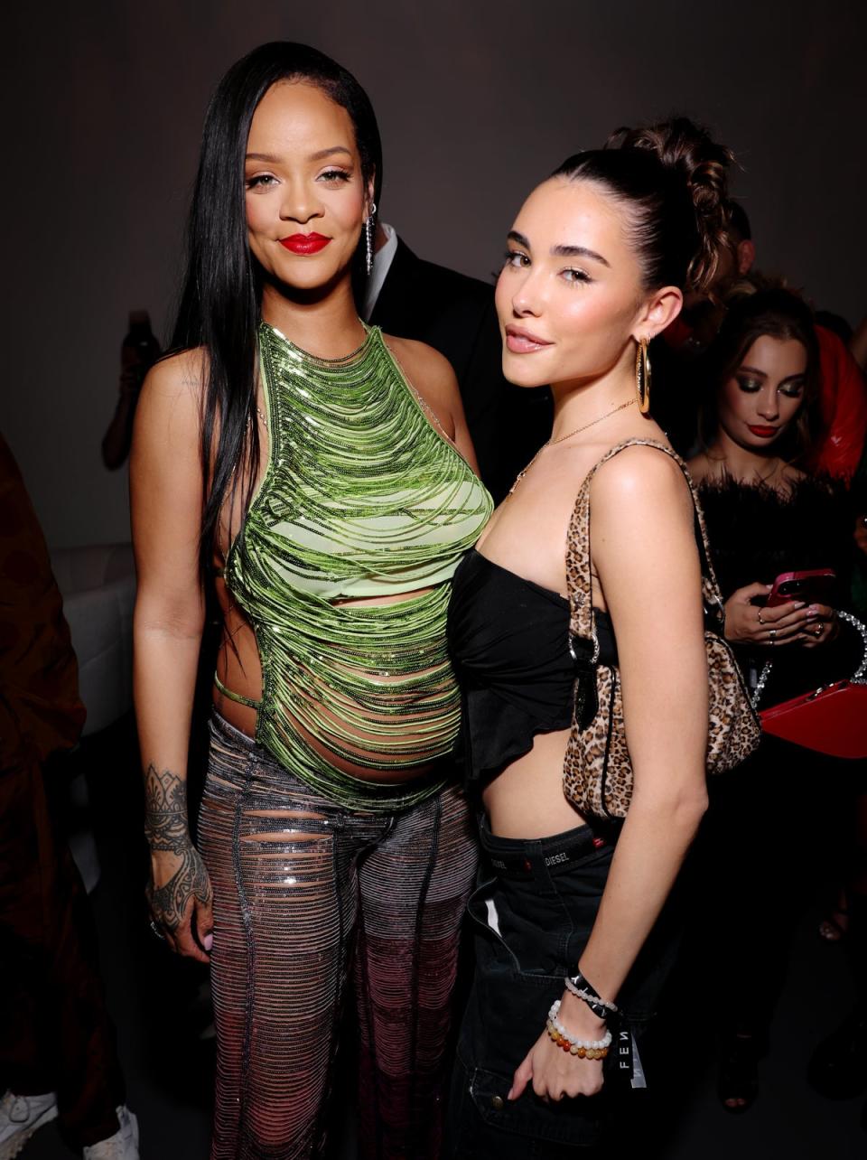 Madison Beer with Rihanna in 2022 (Getty Images for Fenty Beauty &)
