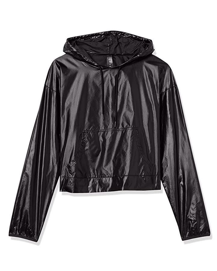 10) Water-Resistant Patch Front Pocket Anorak Jacket