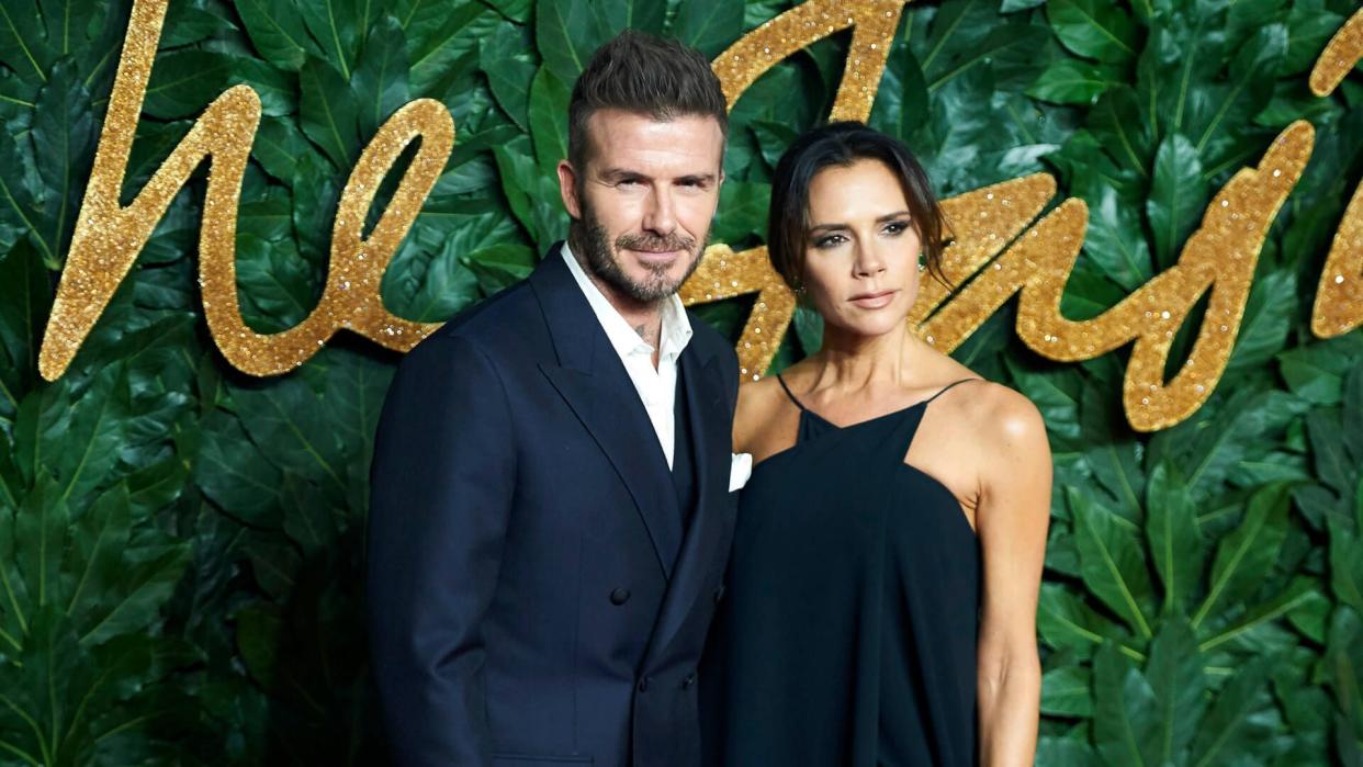 David Beckham and wife Victoria BeckhamThe Fashion Awards, London, United Kingdom - 10 Dec 2018.