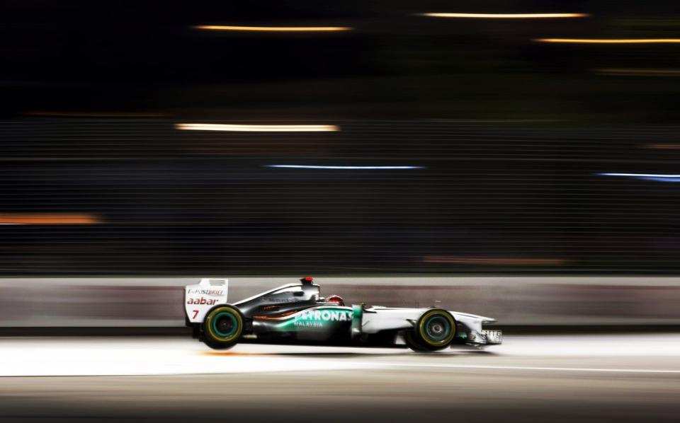 michael schumacher, mercedes, 2011 singapore grand prix