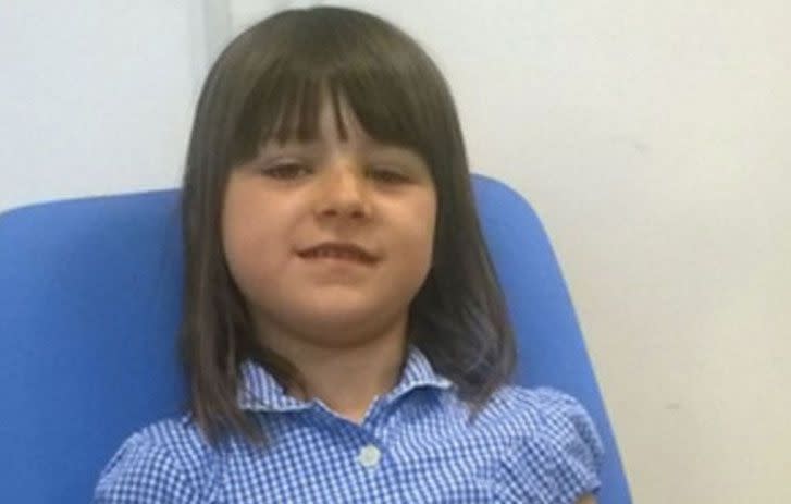 Five-year-old Sienna, who is autistic, was told she should 'never fly again' by a disgruntled passenger. Photo: Hertfordshire Mercury