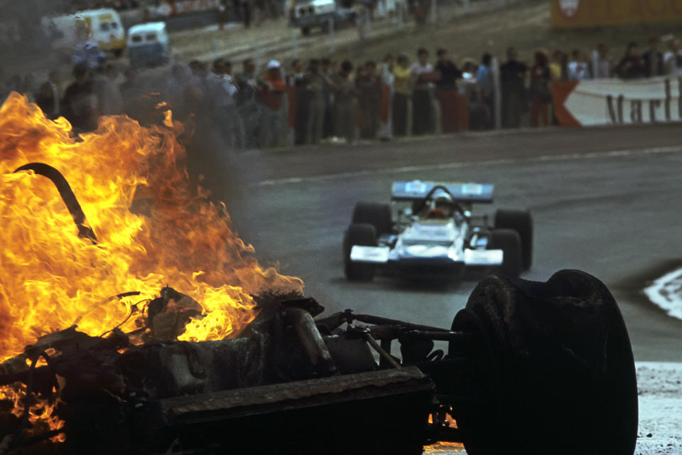 Jackie Stewart At Grand Prix Of Spain