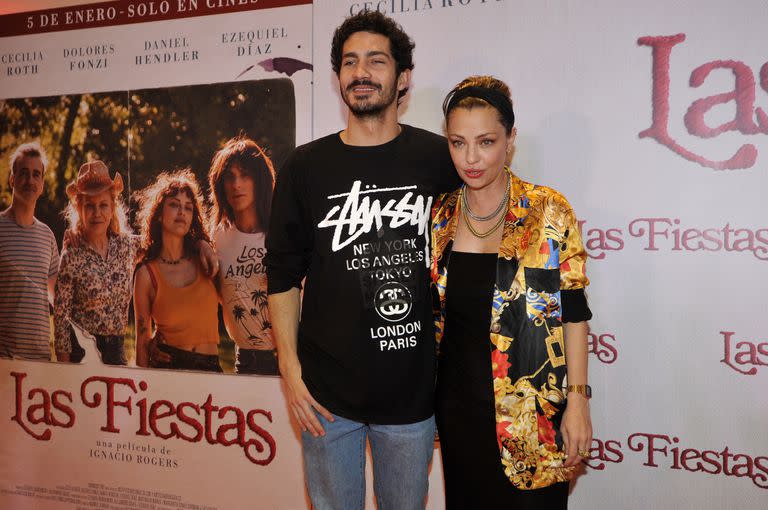 El Chino Darín y Dolores Fonzi conversaron en la previa de la proyección de Las fiestas