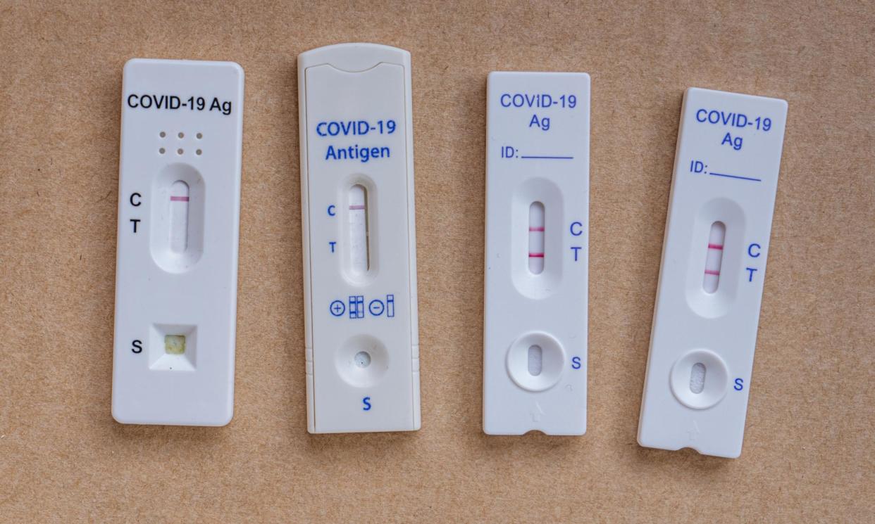 <span>Data shows coronavirus deaths and hospitalisations are at a low.</span><span>Photograph: Amer Ghazzal/REX/Shutterstock</span>