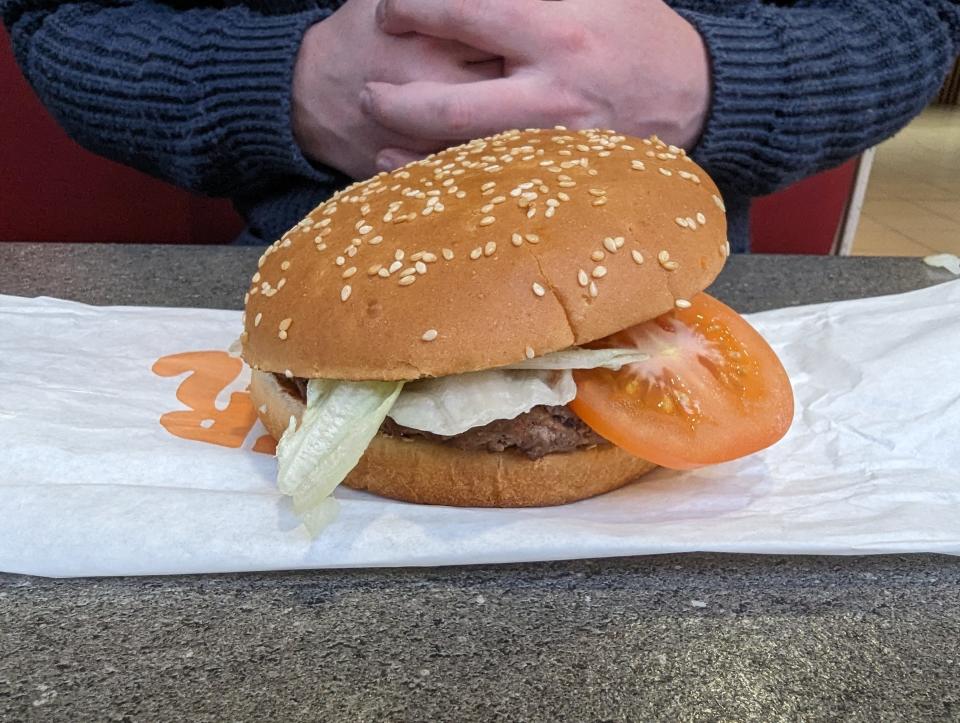 Burger King whopper in UK