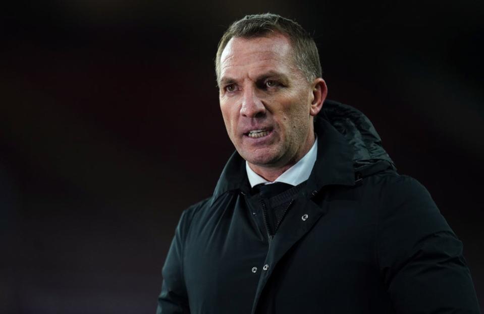 Brendan Rodgers feels it is “ridiculous” that Leicester must play on both December 26 and 28 (Nick Potts/PA) (PA Wire)