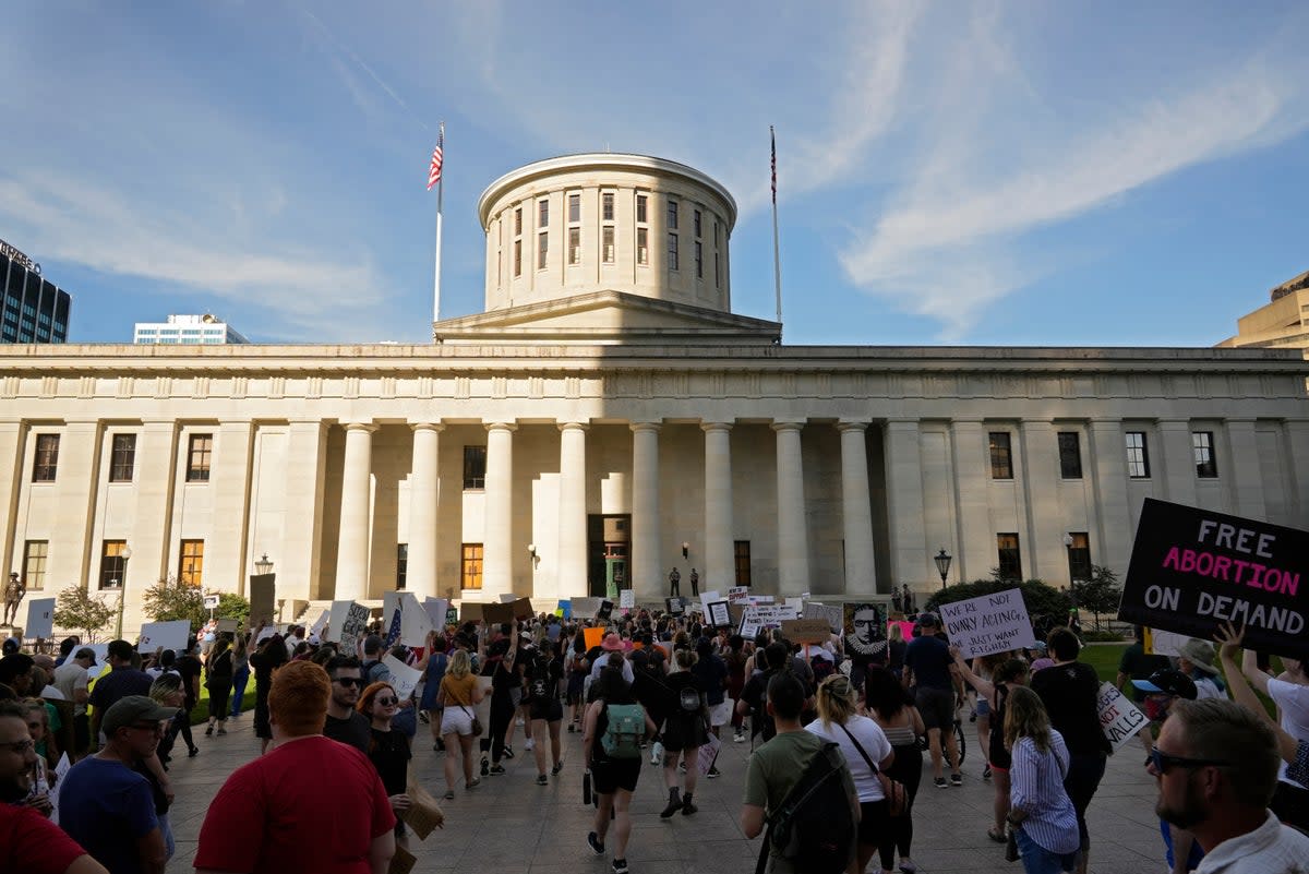 Abortion Ohio (2022 Barbara J. Perenic/The Columbus Dispatch/USA Today Network)