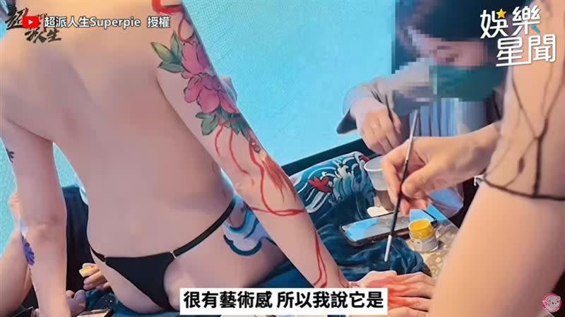 超哥過去就曾揭秘女體盛前置流程。（圖／翻攝自超派人生superpie授權）