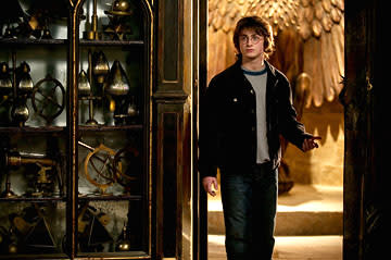 <p>Daniel Radcliffe as Harry Potter in Warner Bros. Harry Potter and the Goblet of Fire - 2005</p>