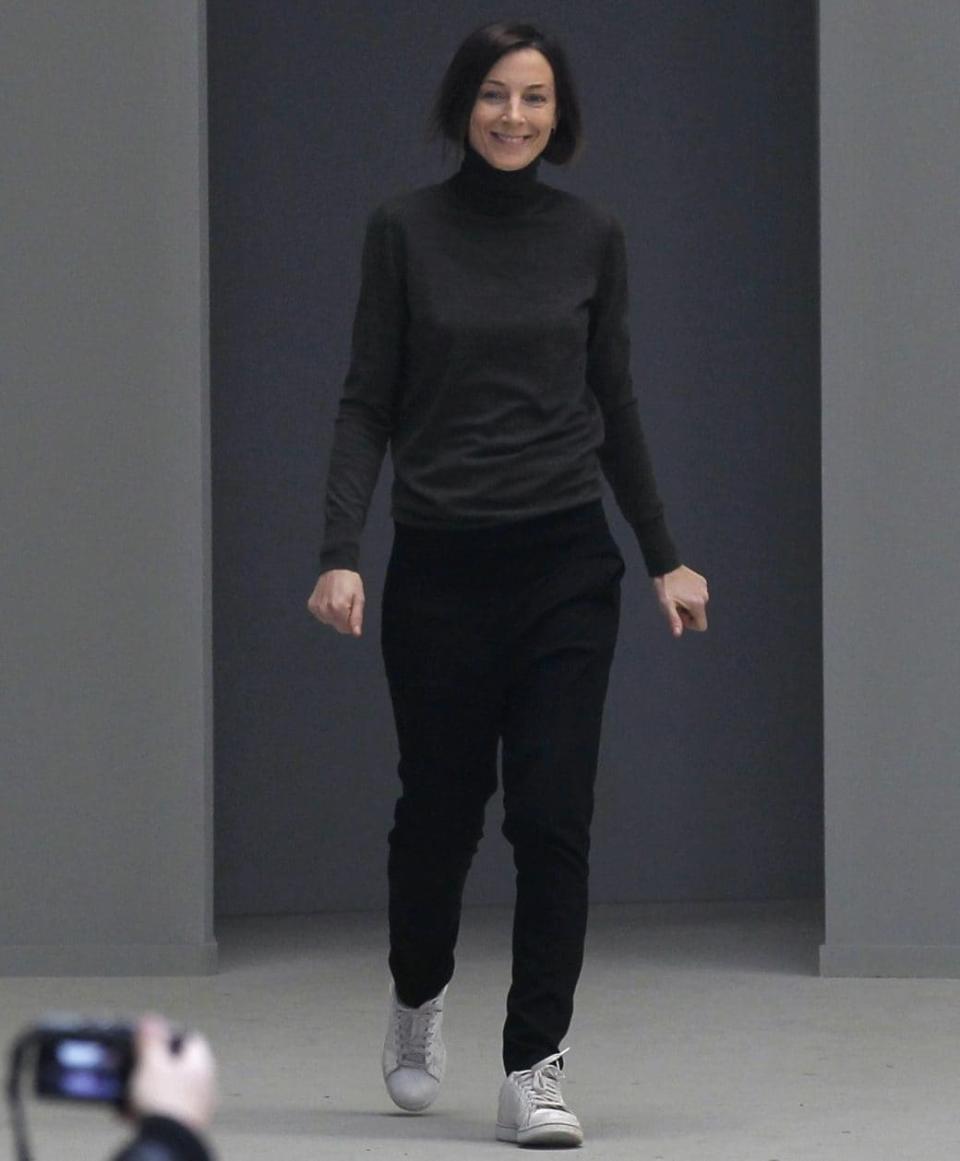 British designer Phoebe Philo in Paris, 2011