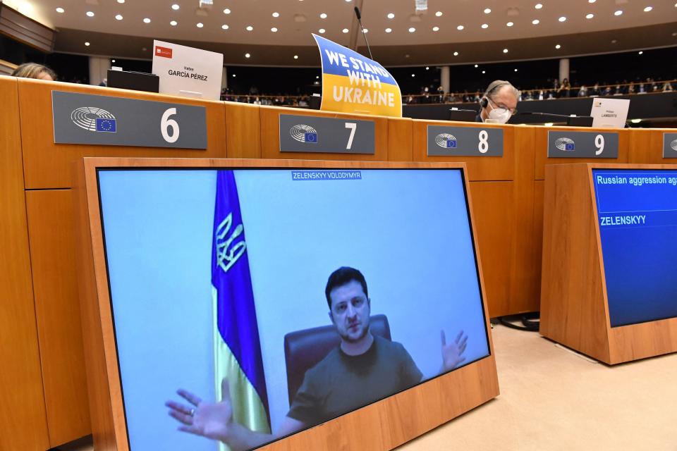 Ukrainian President Volodymyr Zelensky.