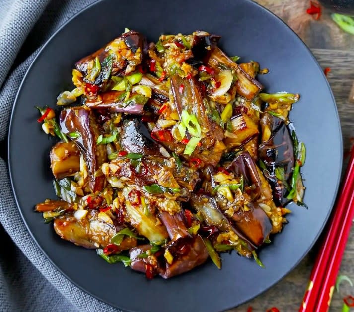 Chinese Eggplant With Garlic Sauce