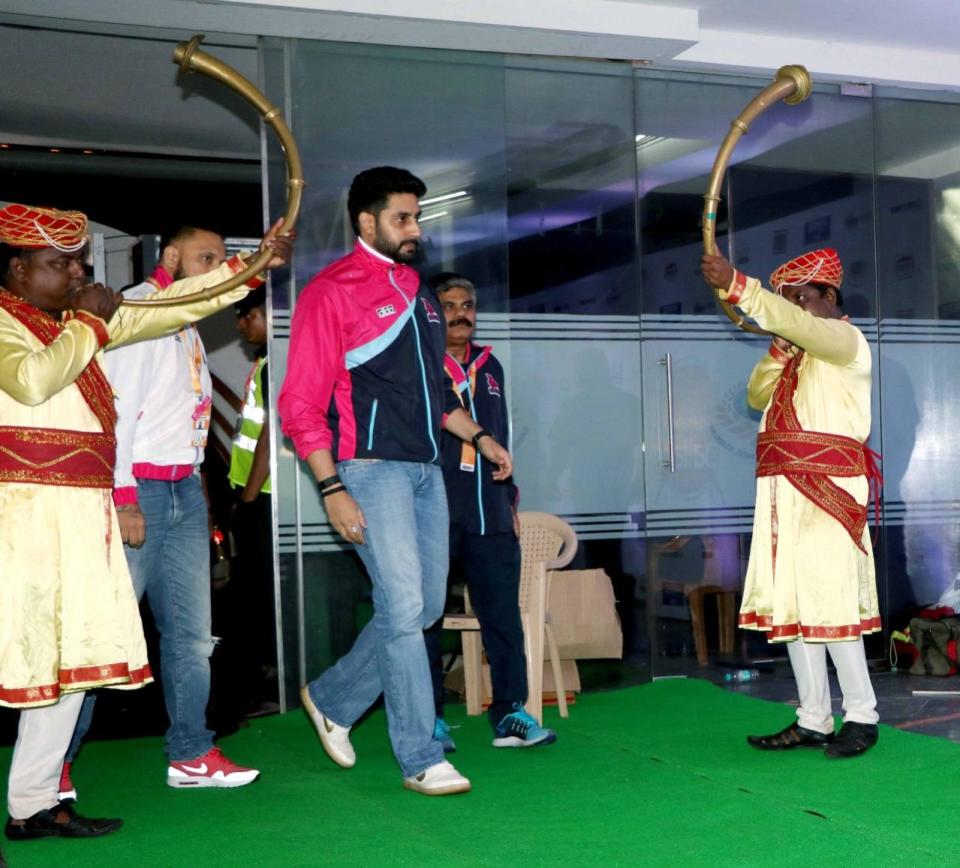 Abhishek Bachchan  arrives