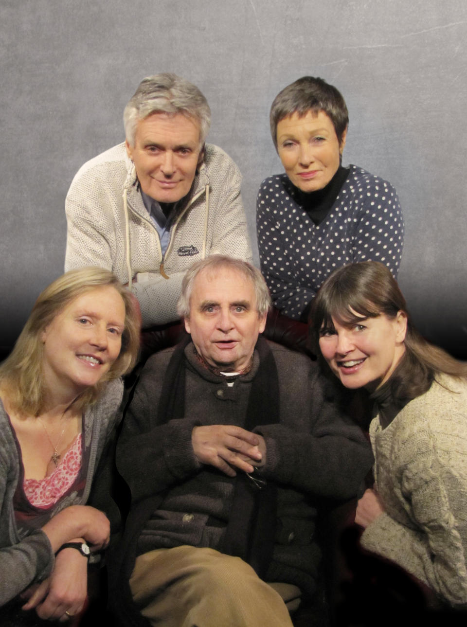 Doctor Who actors Simon Williams, Pamela Salem, Karen Gledhill, Sylvester McCoy and Sophie Aldred (Big Finish Productions Ltd/PA)