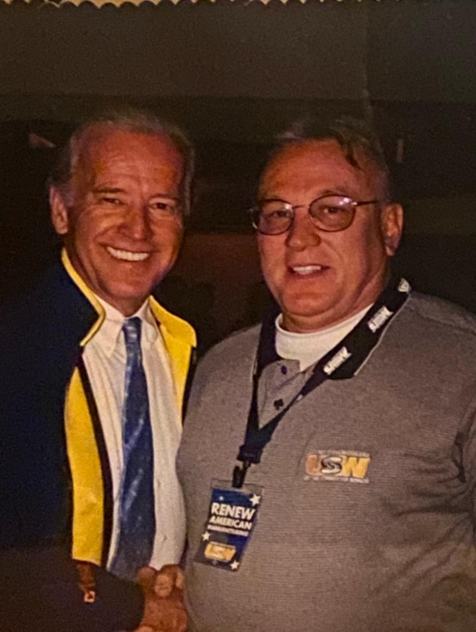 Randy Feemster, who briefly met John F. Kennedy in Canton after he gave a presidential campaign speech in 1960, has met other political notables who have become president, such as Joe Biden. Feemster is vice chair of the Democratic Party in Tuscarawas County.