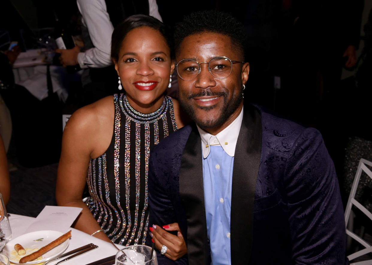 NEW YORK, NEW YORK - FEBRUARY 11: Atoya Burleson and Nate Burleson attend the National CARES Mentoring Movement 4th Annual For The Love Of Our Children Gala at The Ziegfeld Ballroom on February 11, 2019 in New York City. (Photo by Bennett Raglin/Getty Images for Gala for National CARES Mentoring Movement)