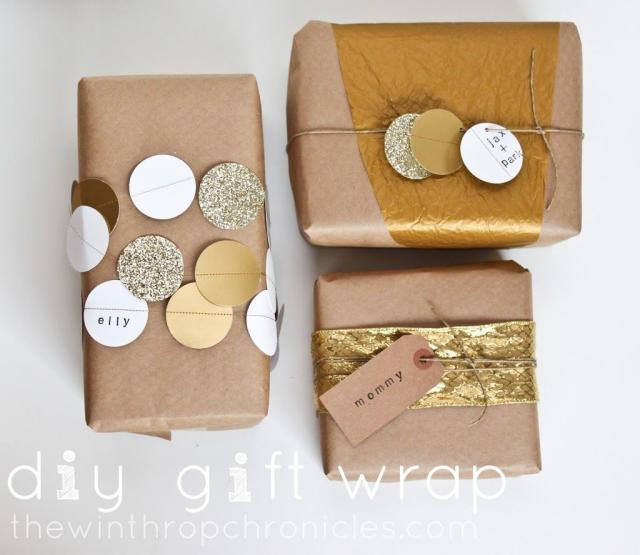 Mommy Monday: DIY, cheap wrapping paper