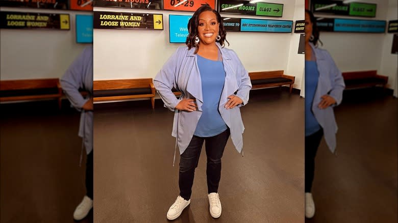 Alison Hammond hands on hips