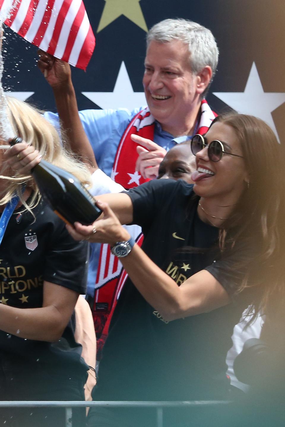 <h1 class="title">The U.S. Women's National Soccer Team Victory Parade and City Hall Ceremony</h1><cite class="credit">Michael Owens</cite>
