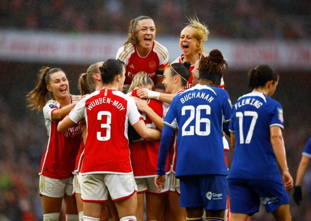 Arsenal Women 2-1 Chelsea Women: Jonas Eidevall's side secure win