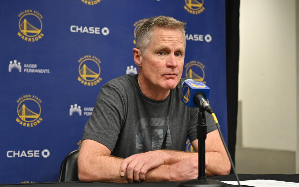 Steve Kerr。(Photo by Paras Griffin/Getty Images)