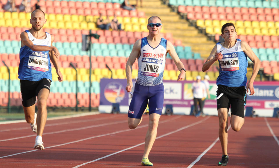 Jones will compete in the 100m final on Friday evening. Pic: Ben Booth Photography