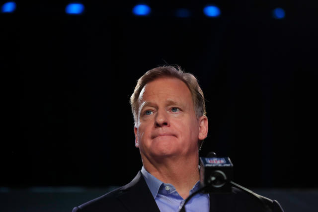 Family members of NFL Commissioner Roger Goodell go long