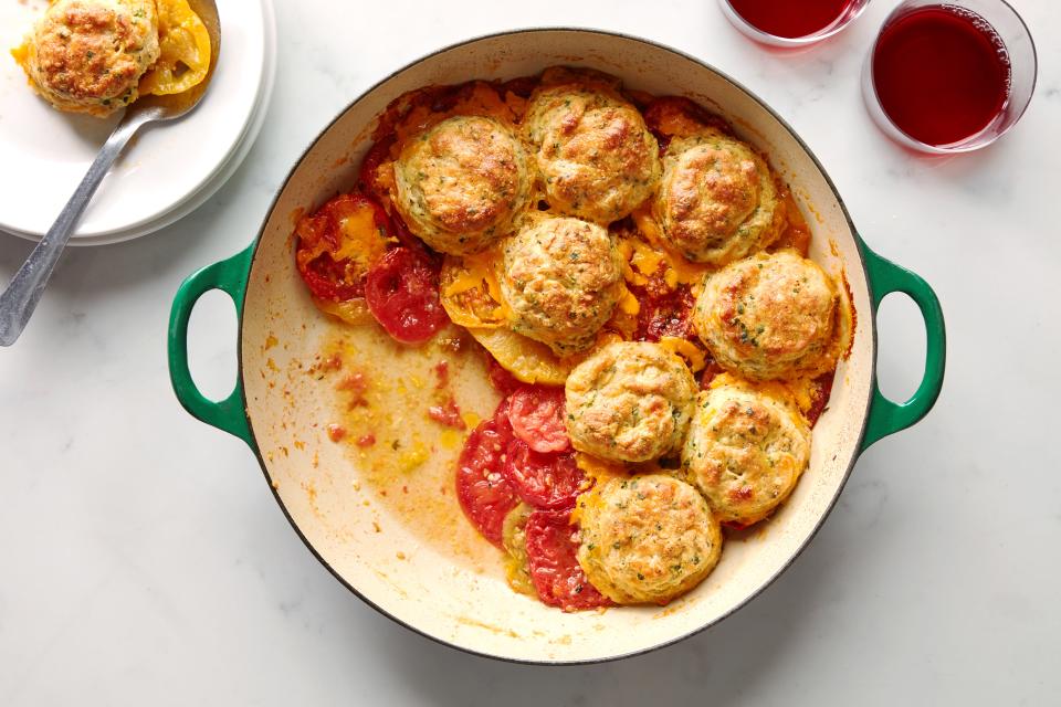 Tomato-and-Cheese Cobbler
