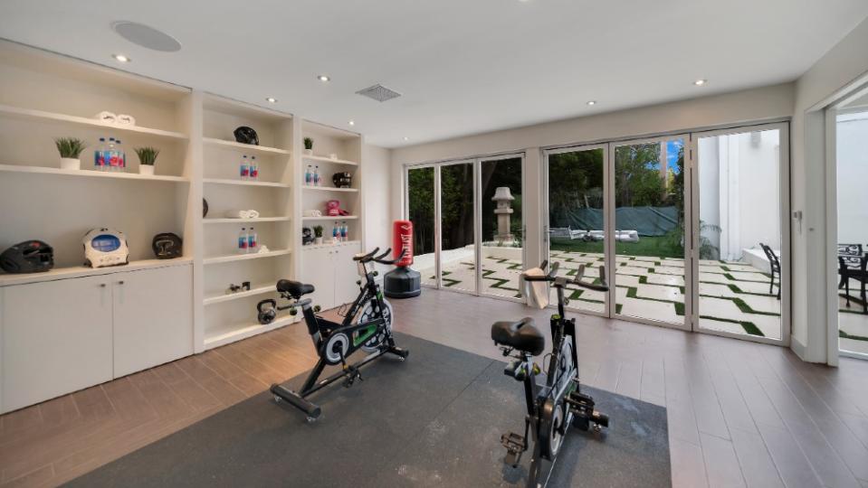 The spacious fitness room - Credit: The Agency