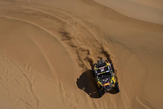 Gerard Farrés en su tercera participación en el Dakar en la categoría de SSV