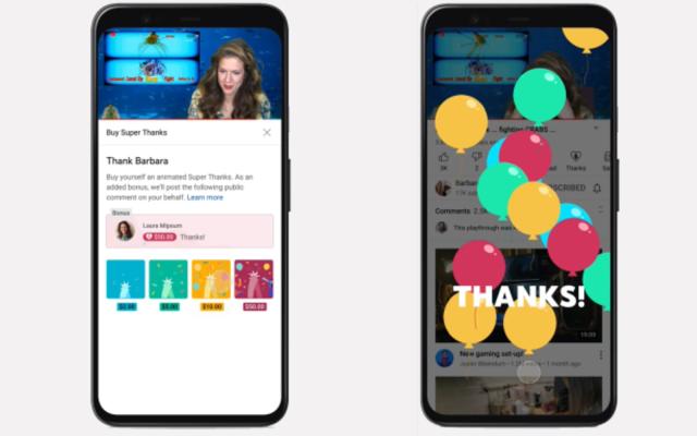 YouTube's Super Thanks tipping feature rolls out to more beta users