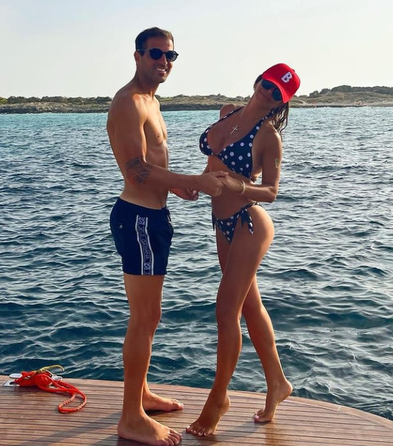 Cesc Fábregas y Daniella Semaan también compartieron la escapada a Ibiza