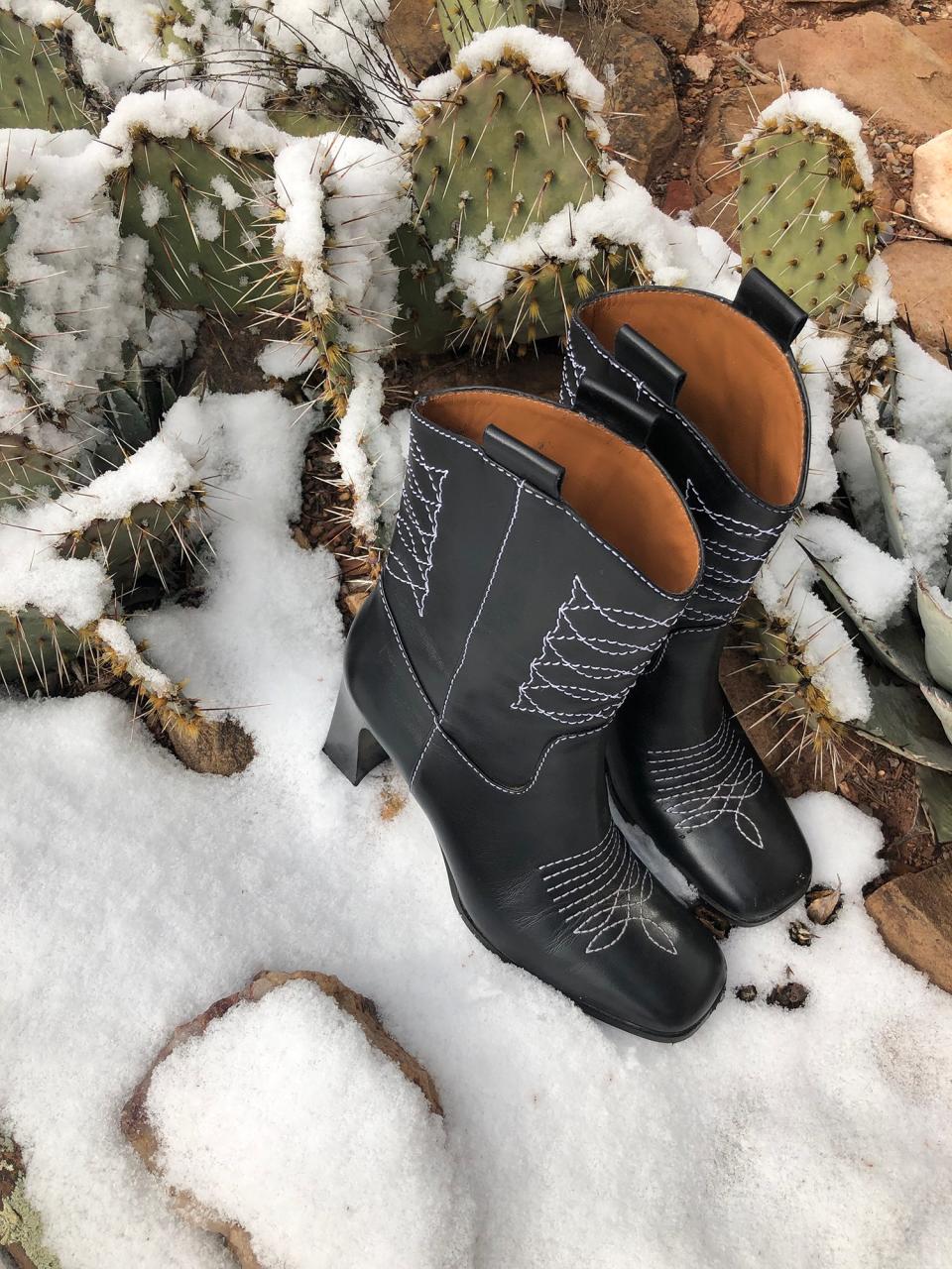 The first trip with my new Amélie Pichard cowboy boots in New Mexico.