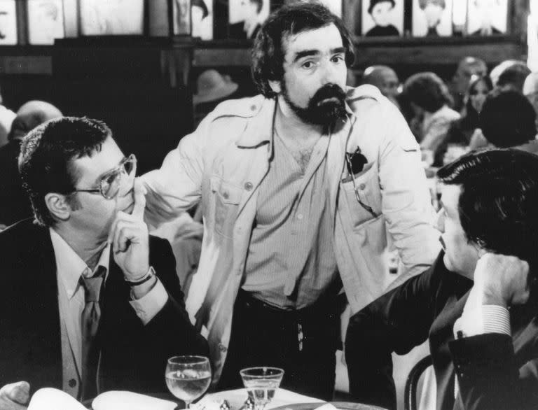 Jerry Lewis, Martin Scorsese y Robert De Niro durante el rodaje de El rey de la comedia que transcurrió íntegramente en la ciudad de Nueva York