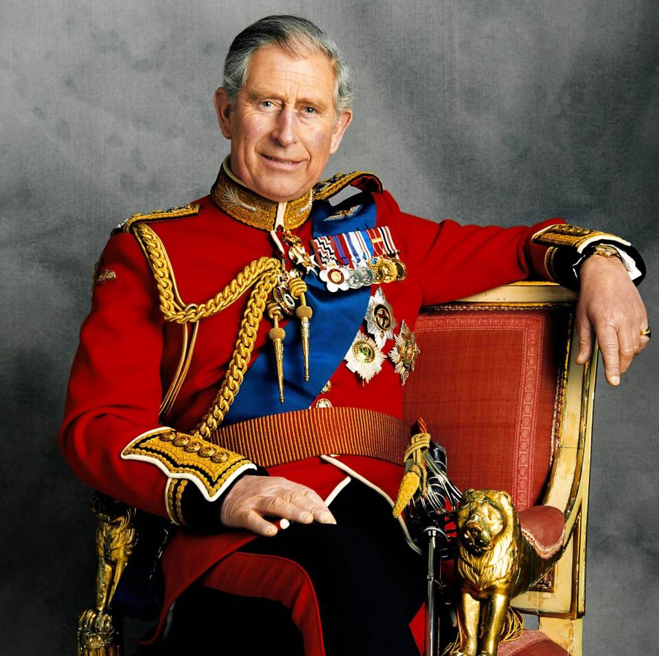 Official 60th birthday portrait of the then Prince of Wales