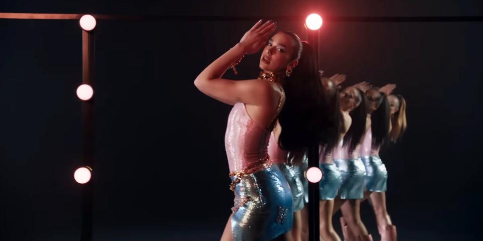 dua lipa dance the night music video