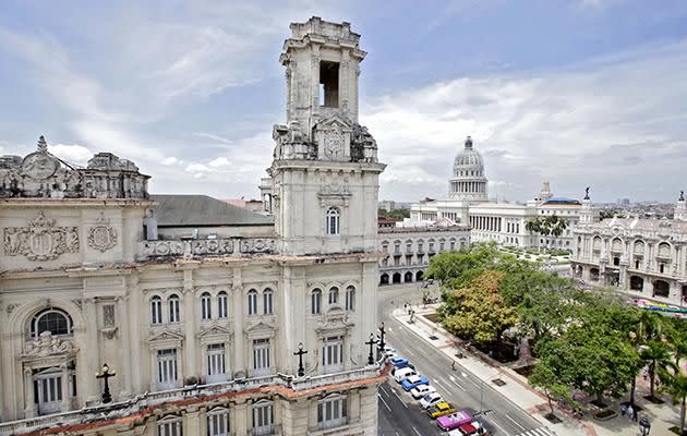 The hotel is situated right in the heart of Havana. Photo: Supplied
