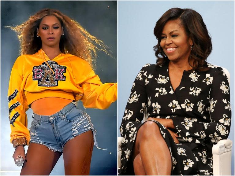 Michelle Obama praises 'queen' Beyoncé's new Netflix documentary Homecoming