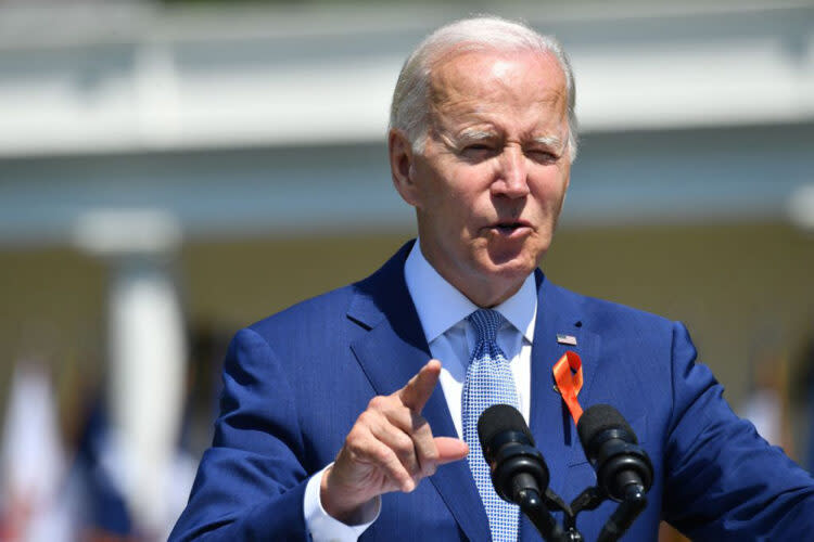 President Joe Biden heads into his first midterm election facing tough approval numbers. (Getty Images)
