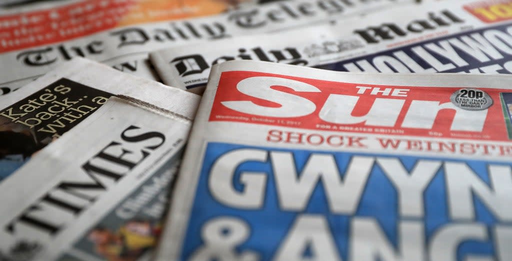 What the papers say – January 22 (PA) (PA Archive)