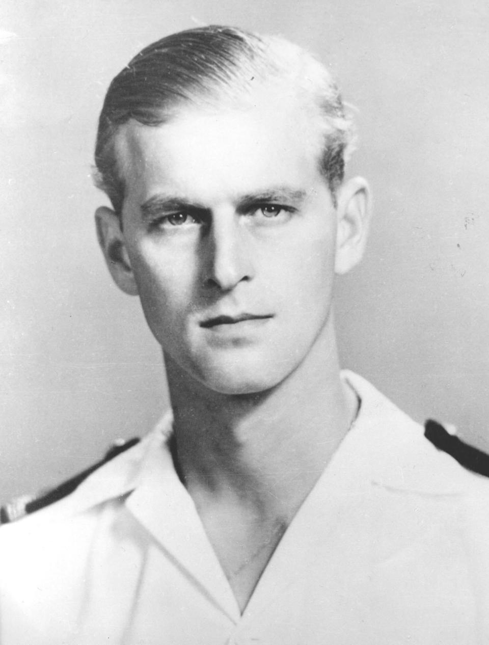 The Duke of Edinburgh as Commander of the Frigate HMS Magpie in 1951PA