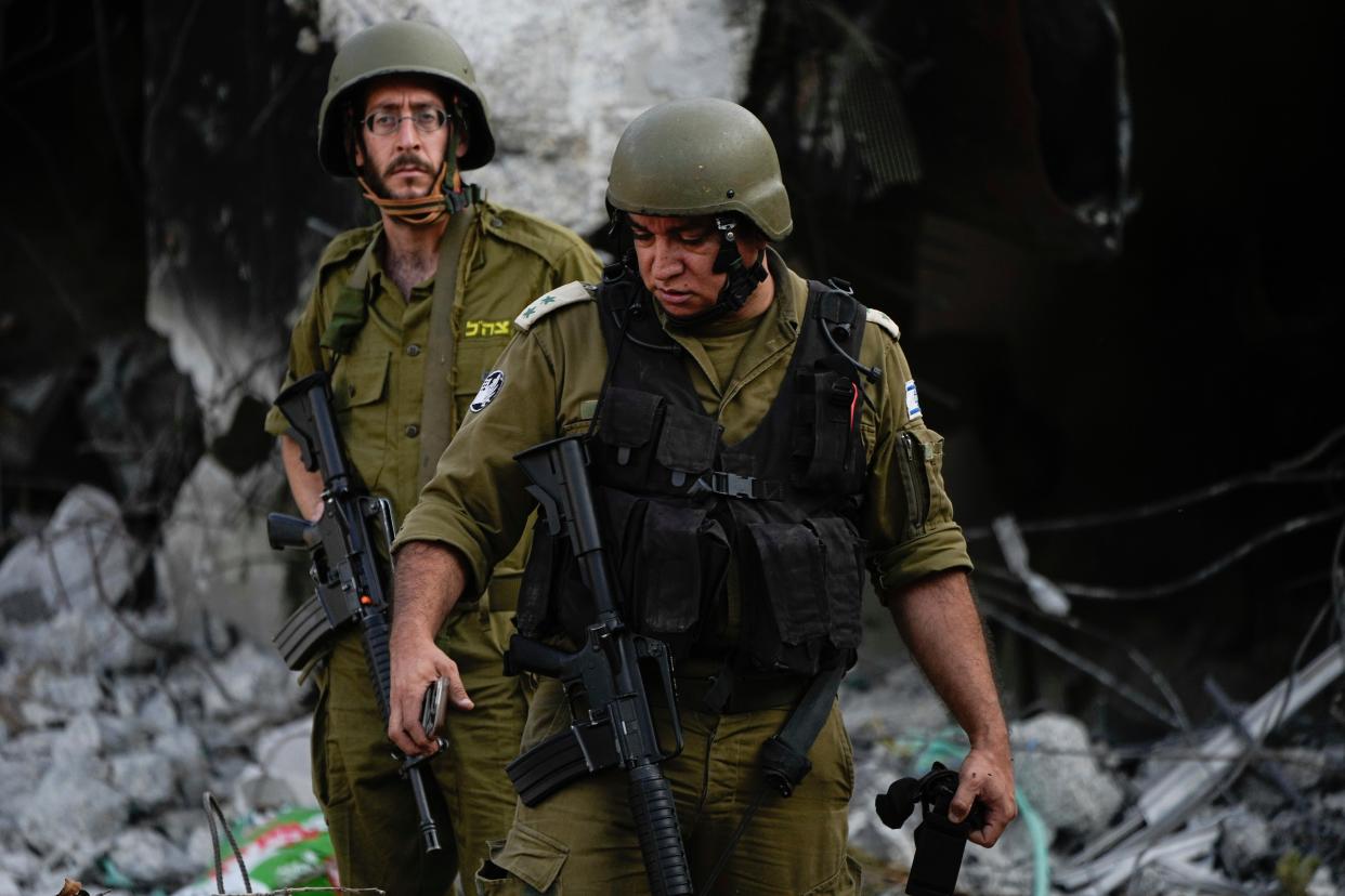 At least 279 Israeli soldiers have been killed since Hamas launched a murderous attack on southern Israel (AP)