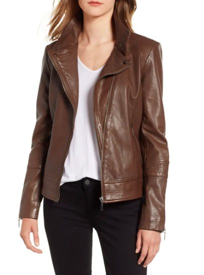 Bernardo Leather Moto Jacket (Photo via Nordstrom)