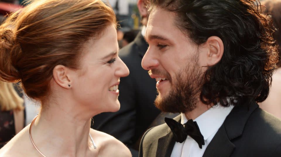 Kit and Rose at the Olivier Awards where they reportedly reignited their romance. Source: Getty