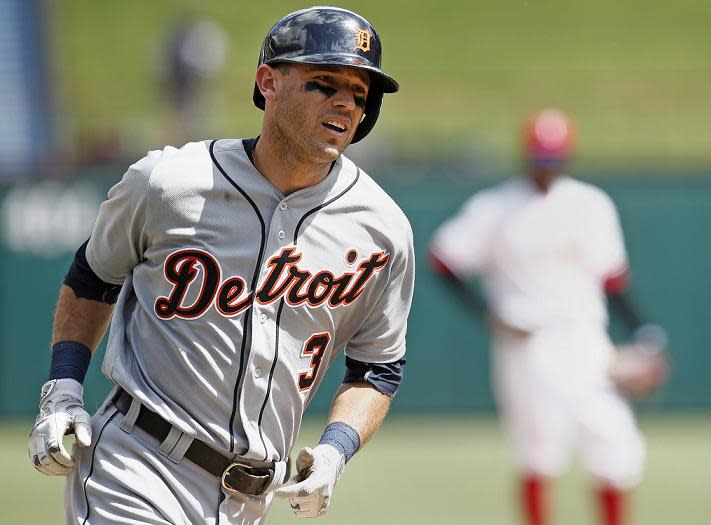 Will Ian Kinsler be on the move this winter? It might be up to him. (AP)